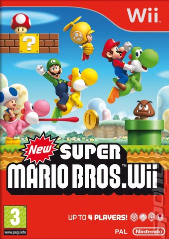 New Super Mario Bros. Wii - Wii Cover & Box Art