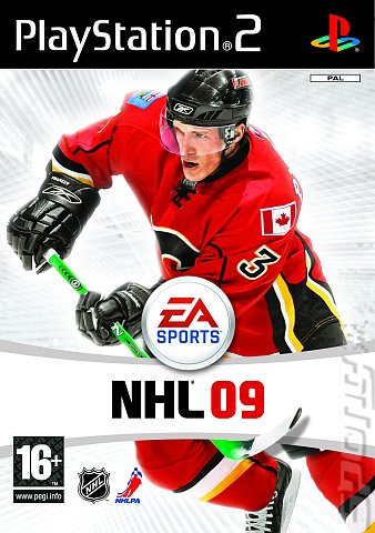 NHL 09 - PS2 Cover & Box Art