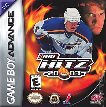 NHL Hitz 2003 - GBA Cover & Box Art