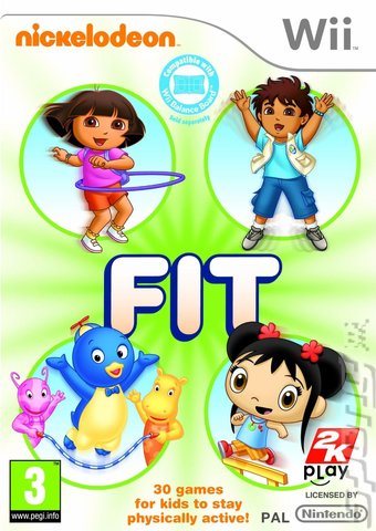 Nickelodeon Fit - Wii Cover & Box Art