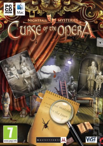 Nightfall Mysteries: Curse Of The Opera - PC Cover & Box Art