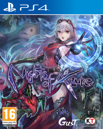 Nights of Azure - PS4 Cover & Box Art