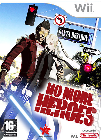 No More Heroes - Wii Cover & Box Art