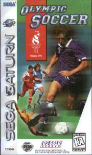 Olympic Soccer - Saturn Cover & Box Art