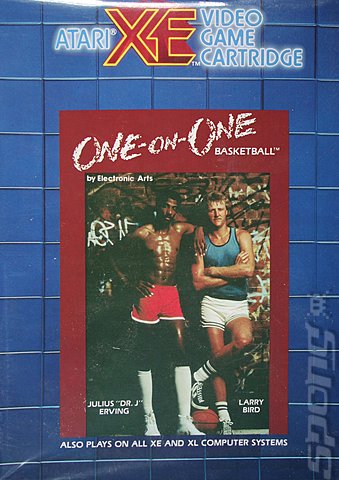 One-on-One Basketball - Atari 400/800/XL/XE Cover & Box Art