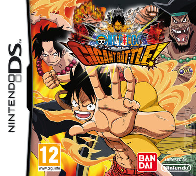 One Piece Gigant Battle - DS/DSi Cover & Box Art