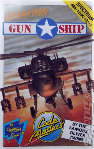 Operation Gunship - Sinclair Spectrum 128K Cover & Box Art