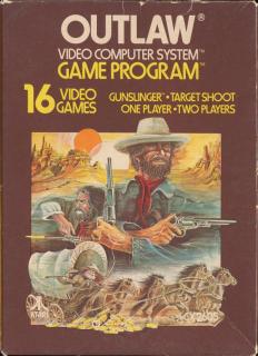 Outlaw - Atari 2600/VCS Cover & Box Art