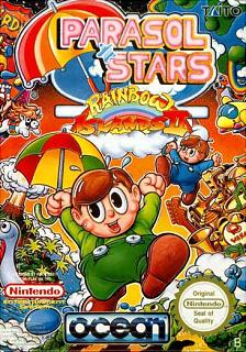 Parasol Stars - NES Cover & Box Art