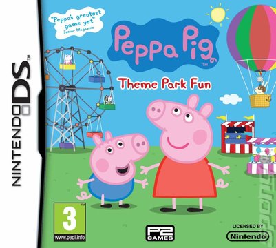 Peppa Pig: Theme Park Fun - DS/DSi Cover & Box Art
