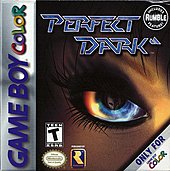 Perfect Dark - Game Boy Color Cover & Box Art