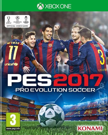 PES 2017 - Xbox One Cover & Box Art