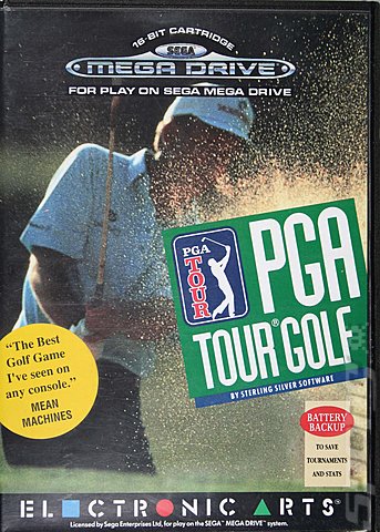 PGA Tour Golf - Sega Megadrive Cover & Box Art