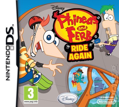 Phineas and Ferb: Ride Again - DS/DSi Cover & Box Art