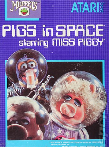 Pigs in Space: Starring Miss Piggy - Atari 2600/VCS Cover & Box Art