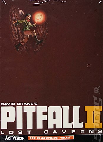 Pitfall II: Lost Caverns - Colecovision Cover & Box Art