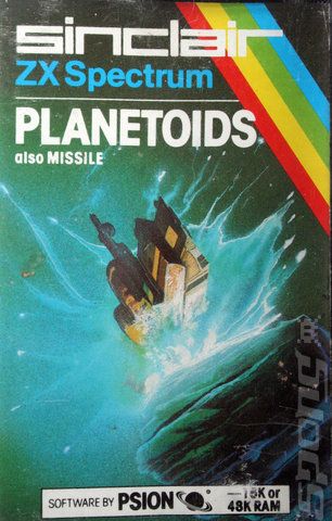 Planetoids - Spectrum 48K Cover & Box Art