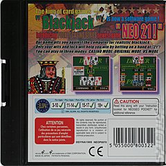 Pocket Casino Series: Neo 21 (Neo Geo Pocket Colour)