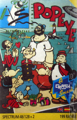 Popeye - Spectrum 48K Cover & Box Art