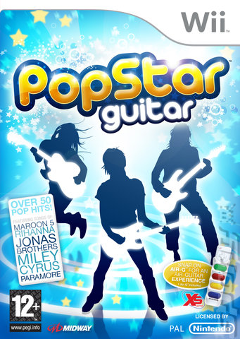 PopStar Guitar - Wii Cover & Box Art