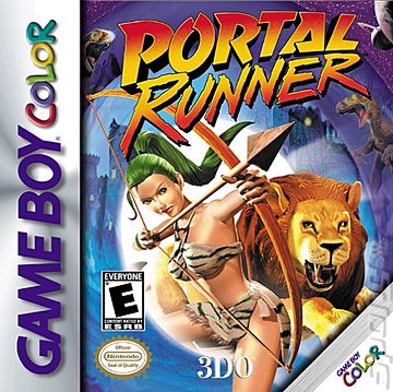 Portal Runner - Game Boy Color Cover & Box Art