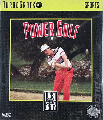 Power Golf - NEC PC Engine Cover & Box Art