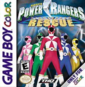 Power Rangers Light Speed Rescue - Game Boy Color Cover & Box Art
