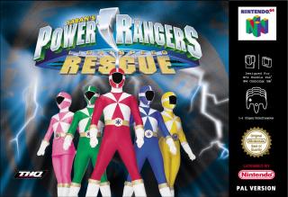 Power Rangers Light Speed Rescue - N64 Cover & Box Art