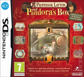 Professor Layton and Pandora�s Box - DS/DSi Cover & Box Art