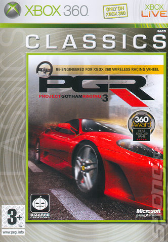 Project Gotham Racing 3 - Xbox 360 Cover & Box Art