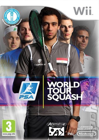PSA: World Tour Squash - Wii Cover & Box Art