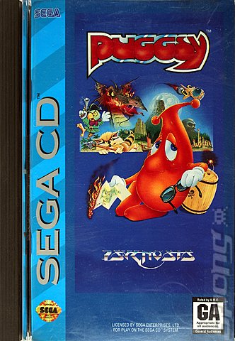 Puggsy - Sega MegaCD Cover & Box Art