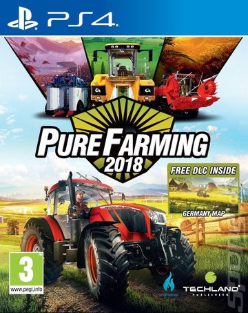 Pure Farming 2018 - PS4 Cover & Box Art