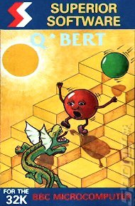 Q*bert - BBC/Electron Cover & Box Art