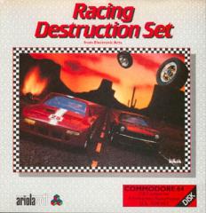 Racing Destruction Set - C64 Cover & Box Art