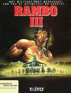 Rambo III - Amiga Cover & Box Art