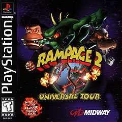 Rampage 2: Universal Tour - PlayStation Cover & Box Art
