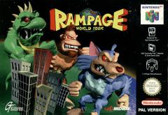 Rampage World Tour - N64 Cover & Box Art