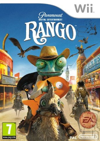 Rango The Video Game - Wii Cover & Box Art
