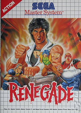 Renegade - Sega Master System Cover & Box Art