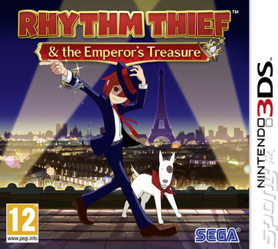 Rhythm Thief & the Emperor's Treasure - 3DS/2DS Cover & Box Art