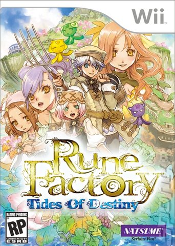 Rune Factory: Tides of Destiny - Wii Cover & Box Art