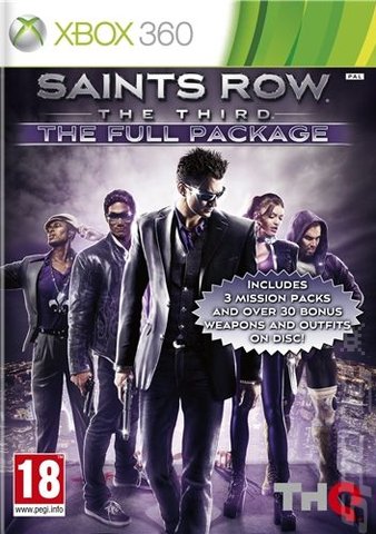 Saints Row: The Third: The Full Package - Xbox 360 Cover & Box Art
