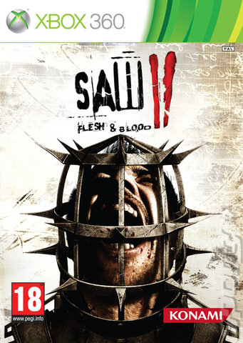 Saw II: Flesh and Blood - Xbox 360 Cover & Box Art