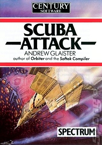 Scuba Attack - Spectrum 48K Cover & Box Art