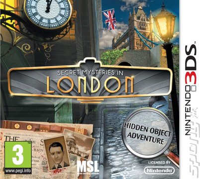 Secret Mysteries in London - 3DS/2DS Cover & Box Art
