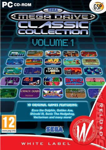 SEGA Mega Drive Classic Collection: Volume 1 - PC Cover & Box Art