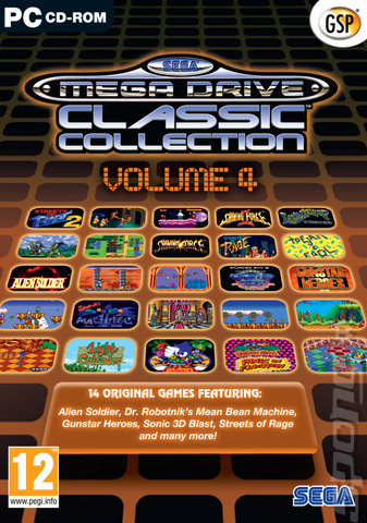SEGA Mega Drive Classic Collection: Volume 4  - PC Cover & Box Art