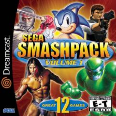 Sega Smashpack Volume 1 - Dreamcast Cover & Box Art
