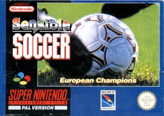 Sensible Soccer - SNES Cover & Box Art